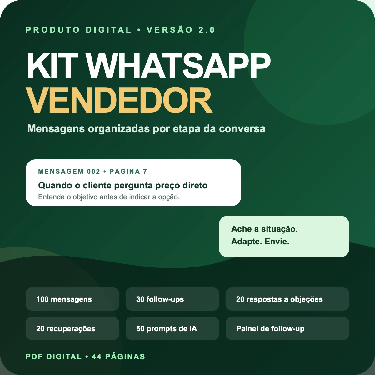 Capa do Kit WhatsApp Vendedor 2.0